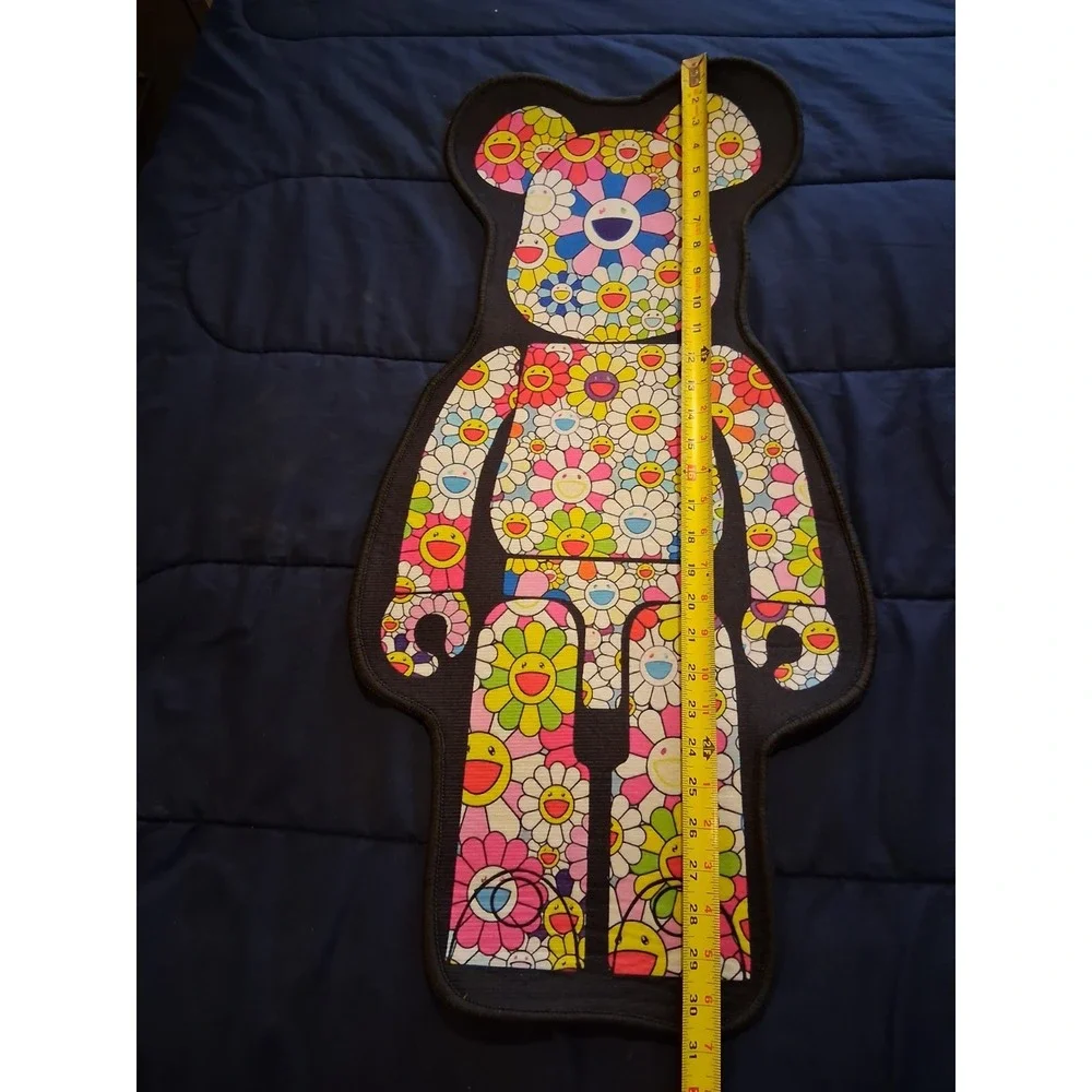 New Takashi Murakami Kaws Flower Bedroom Area Rugs Floor Mat Living Room Carpet